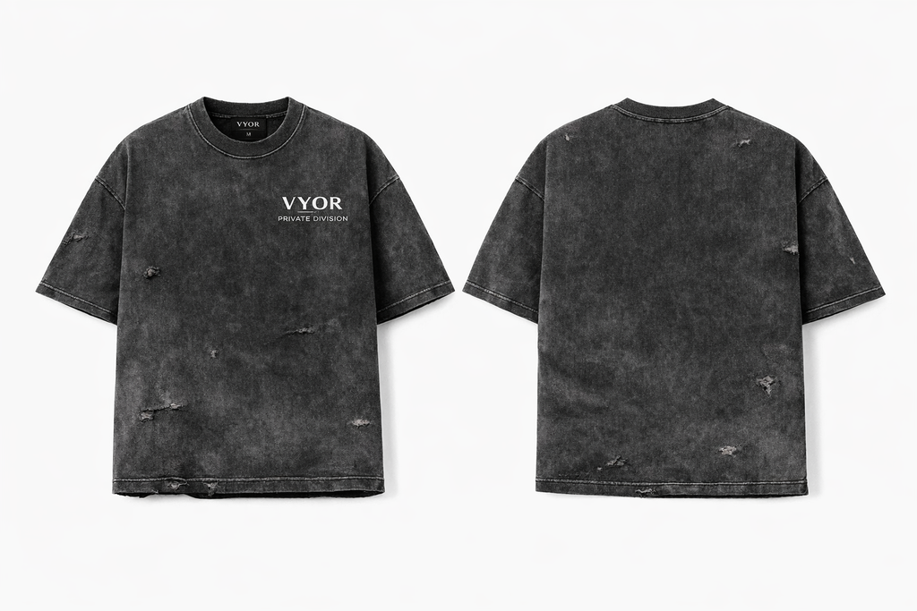 VYOR Oversized Distressed Tee