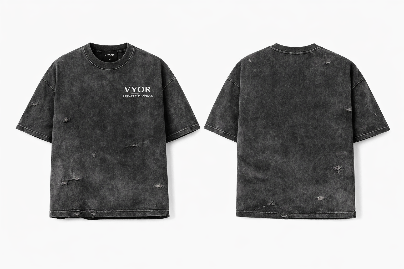 VYOR Oversized Distressed Tee