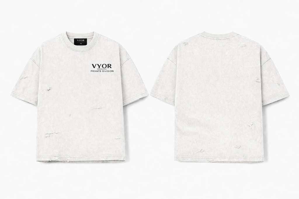 VYOR Oversized Distressed Tee