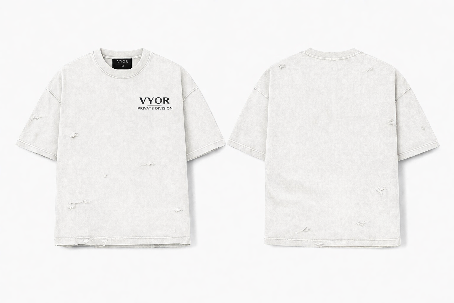 VYOR Oversized Distressed Tee