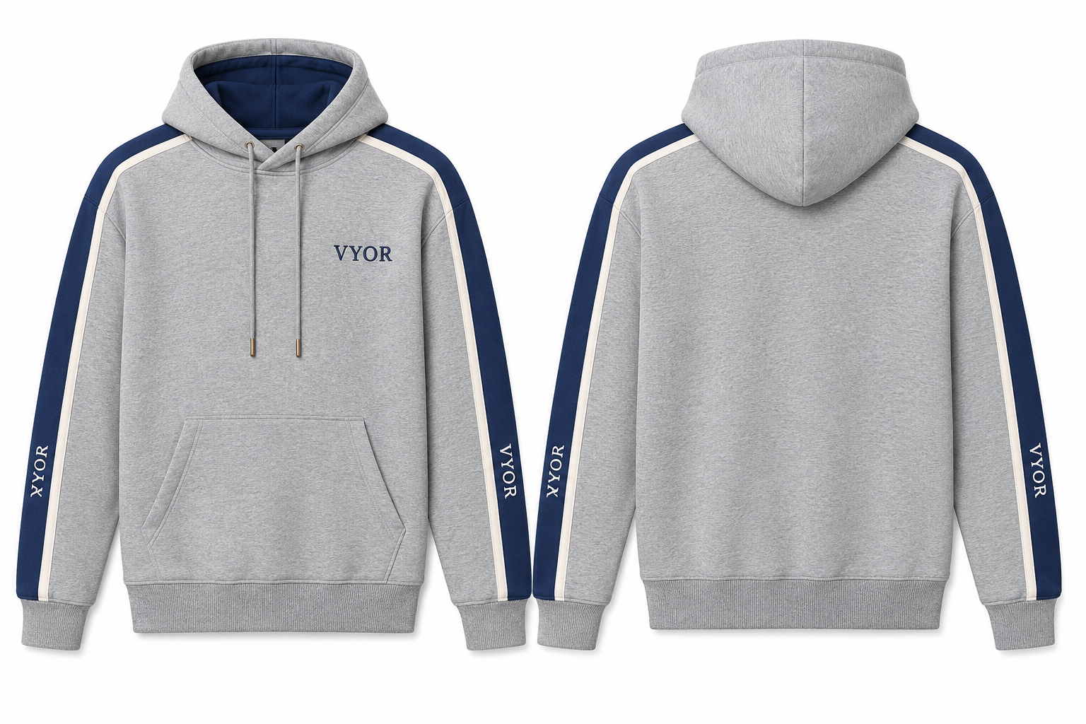 KIDS VYOR SIGNATURE STRIPE HOODIE