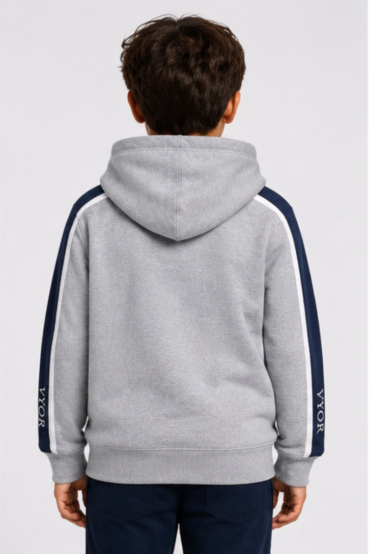 KIDS VYOR SIGNATURE STRIPE HOODIE
