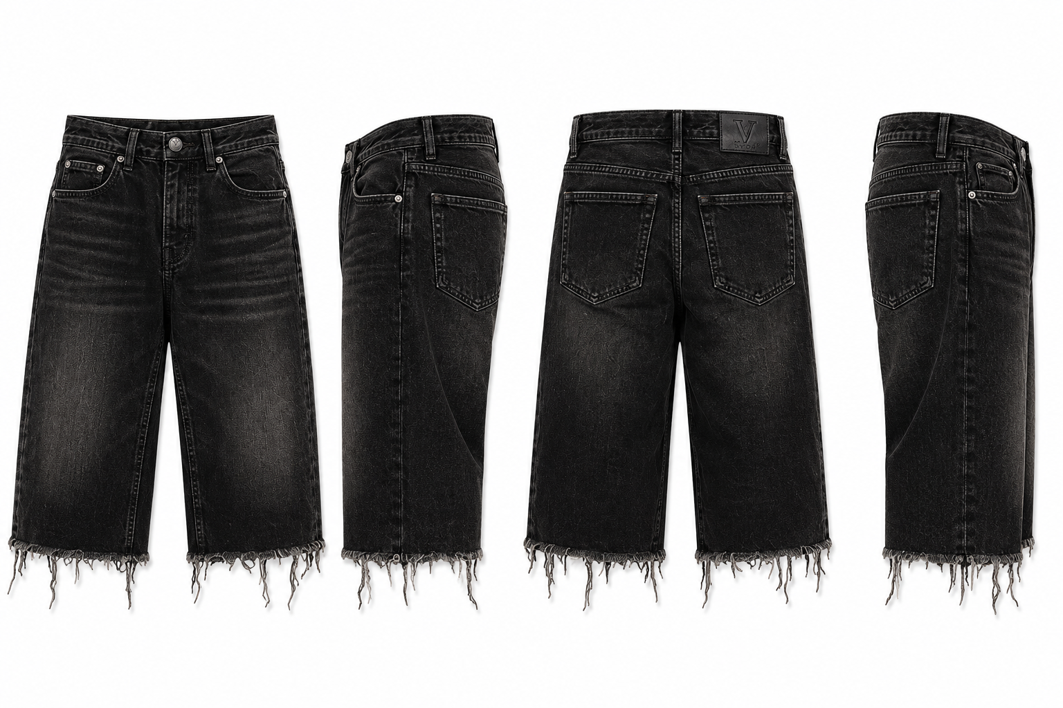 VYOR CUT OFF CAPRI DENIM