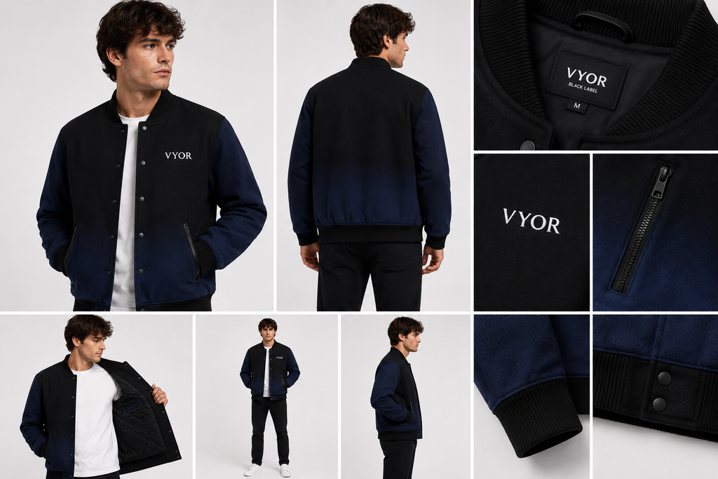 VYOR GRADIENT VARSITY JACKET