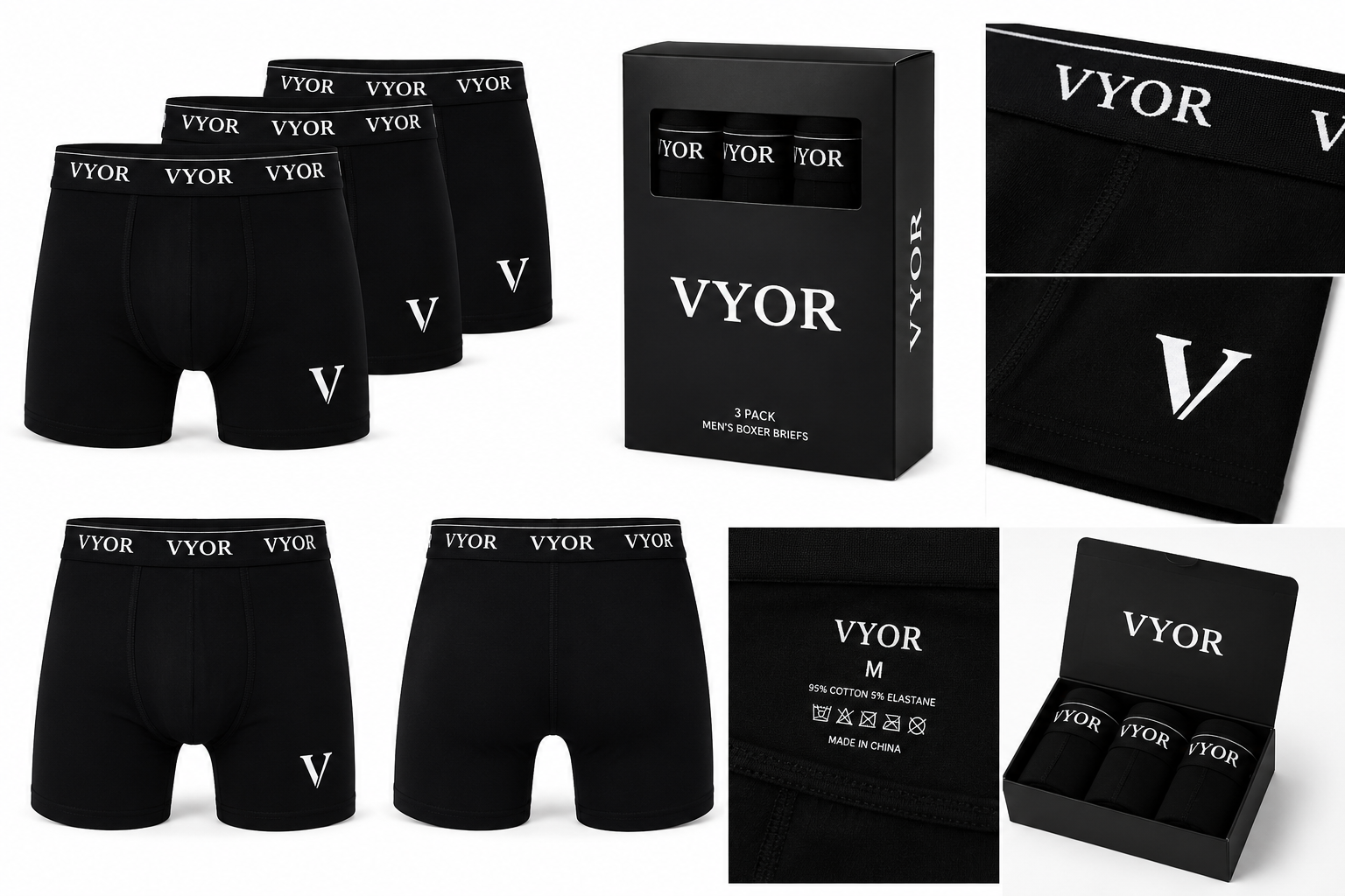 VYOR UNDERWEAR 3-PACK
