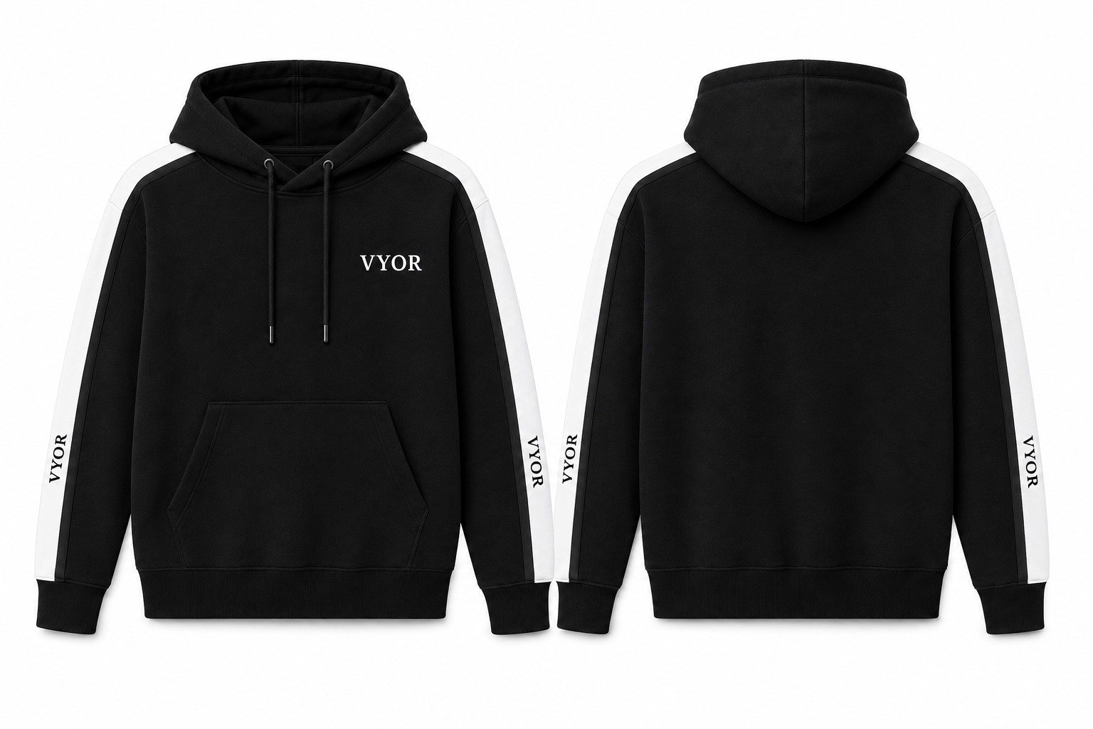 KIDS VYOR SIGNATURE STRIPE HOODIE